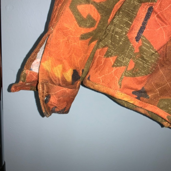 Chico’s southwestern style print cotton jacket Sz 0 (4/S) Aztec rodeo - Picture 6 of 9